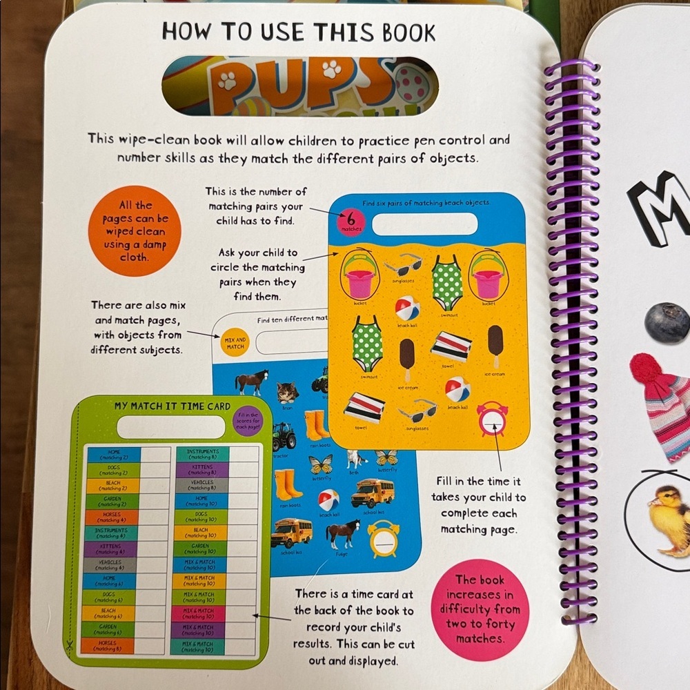Nickelodeon PAW Patrol Jumbo Coloring, match it , writing & match journal bundle - Picture 14 of 16